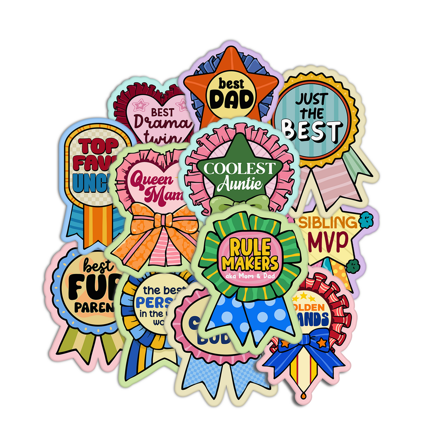 Reward Ribbon Stickers