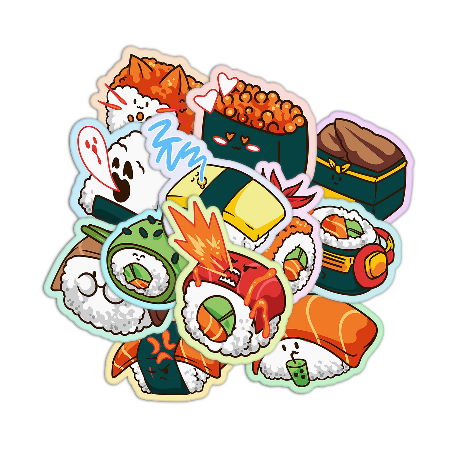 Roll With It Stickers