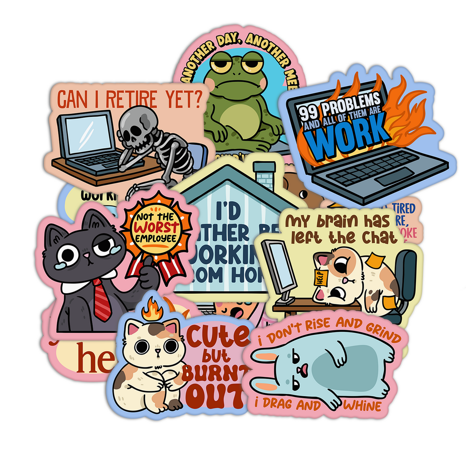 Sarcastic Office Sticker