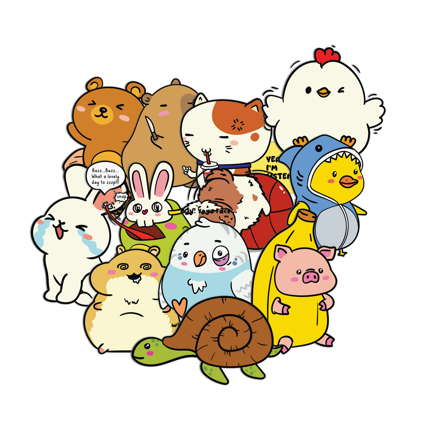 Silly Animals Stickers