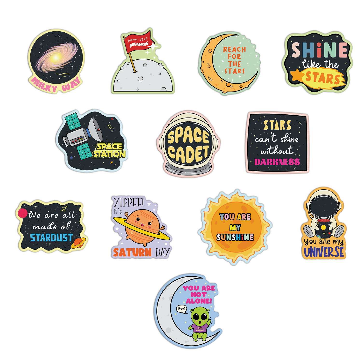 Space Stuff Stickers