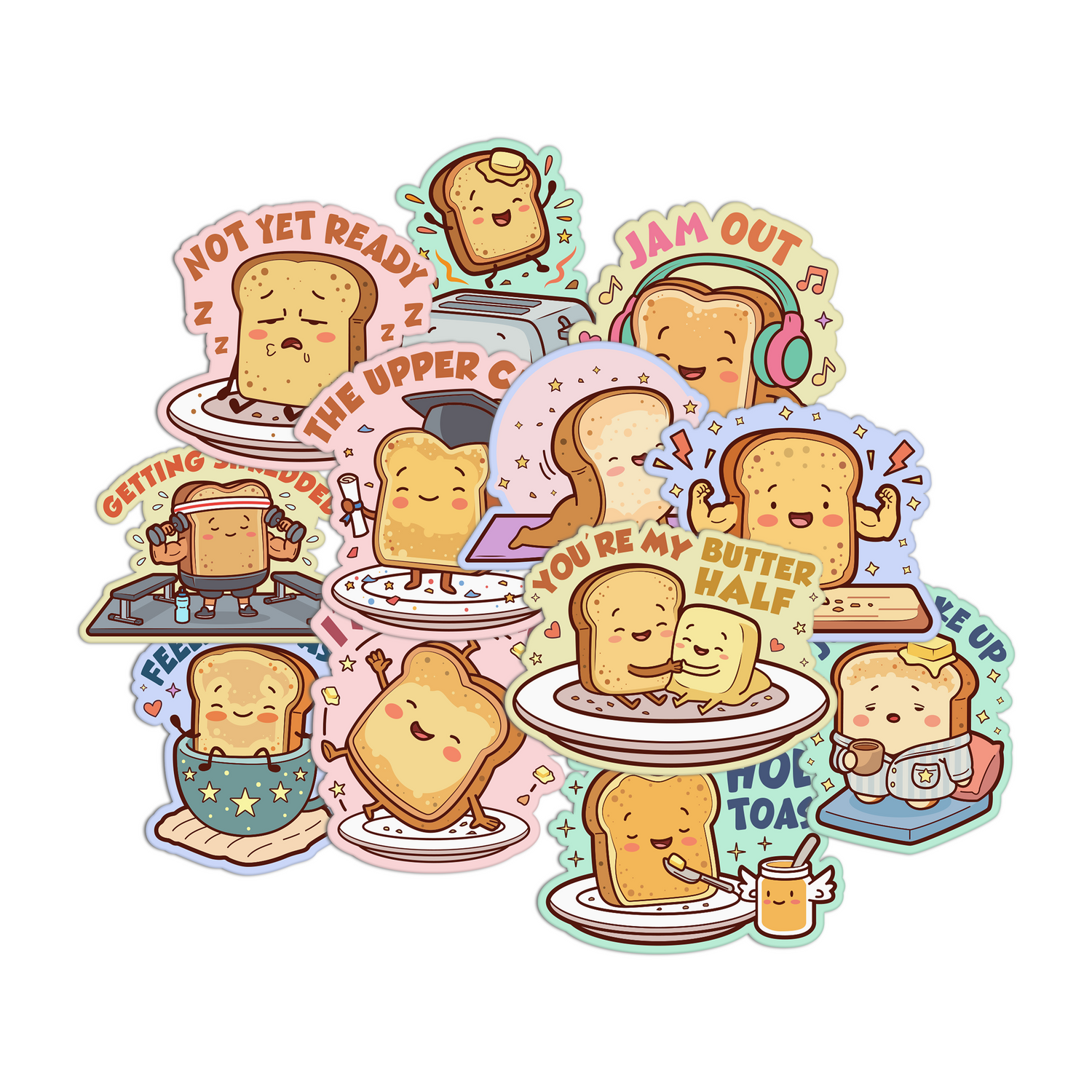 Toast Stickers