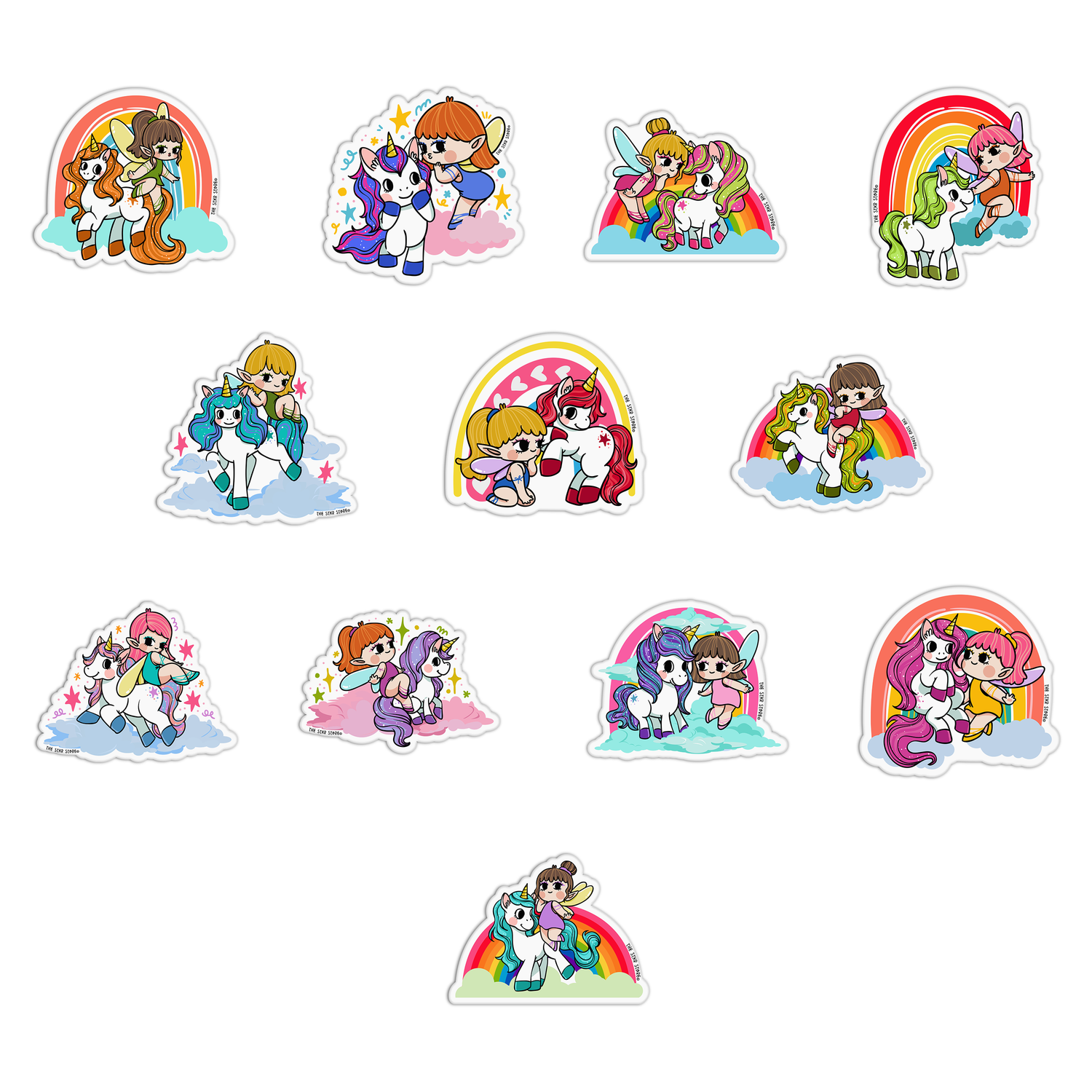 Unicorn Fairies Sticker