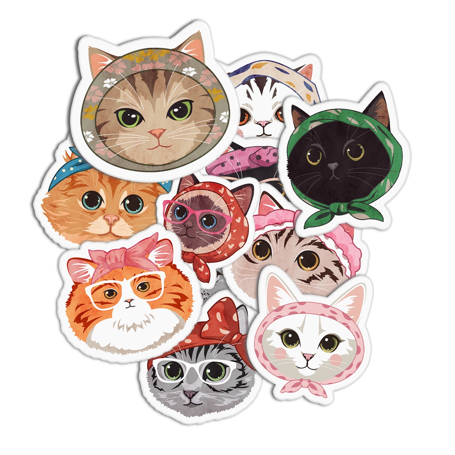 Old Cats Stickers