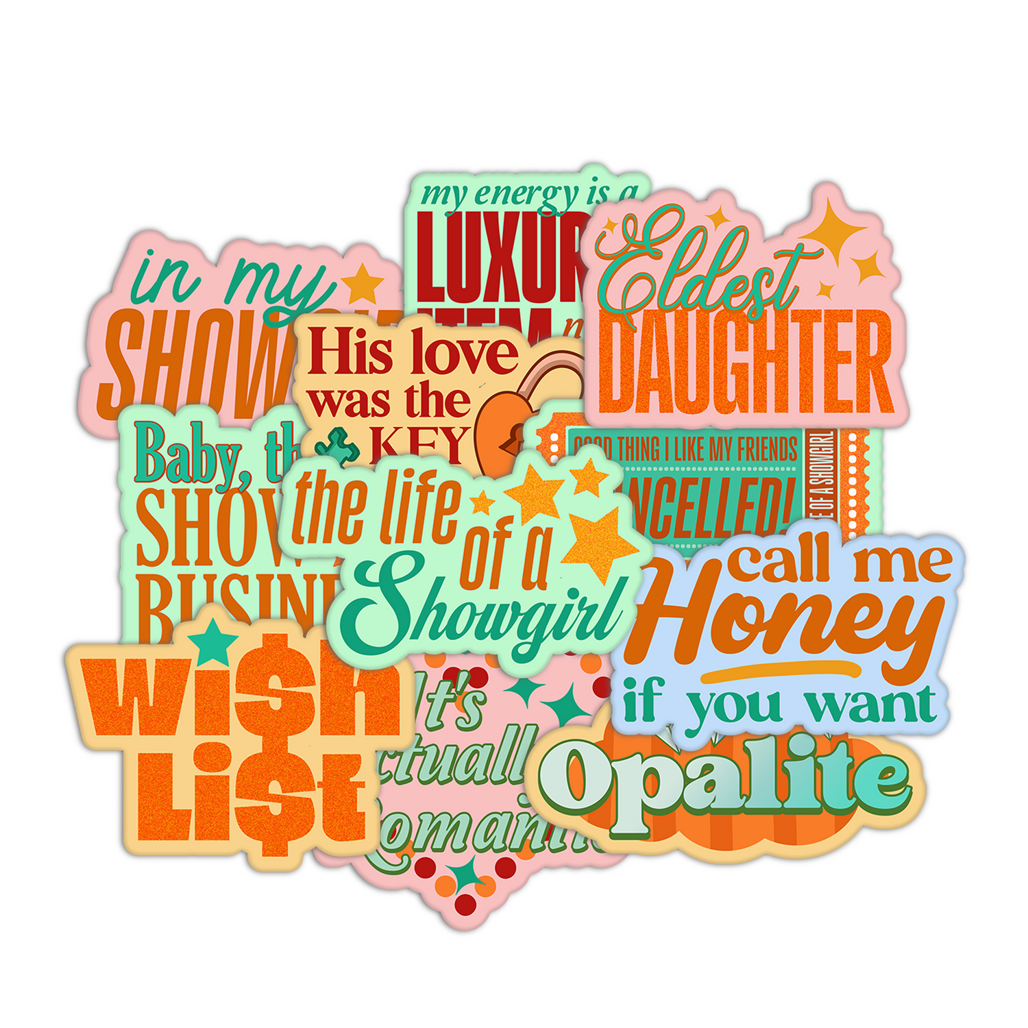 Showgirl Life Stickers
