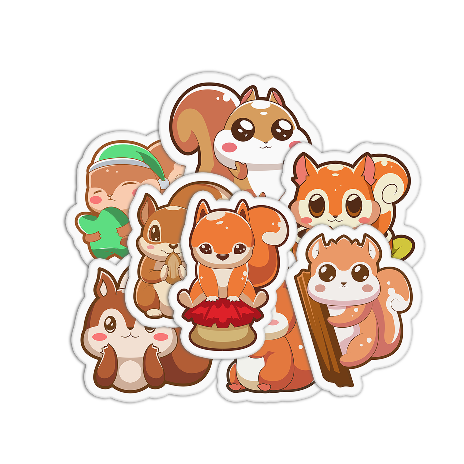 Cute Squirrel Sticker