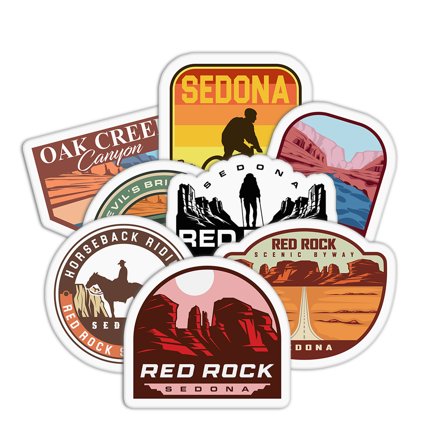Travel Series Sedona Stickers