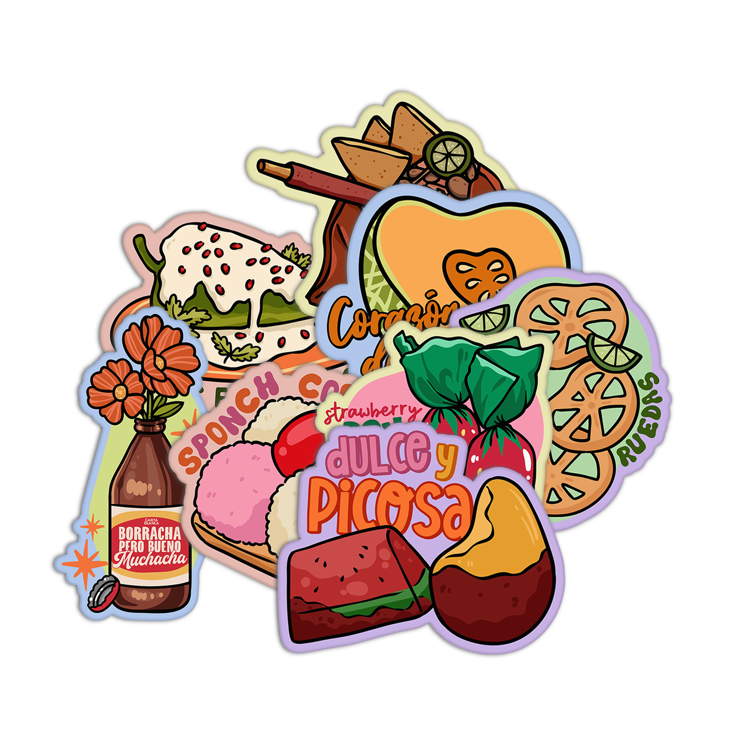 Mexican Tray Stickers