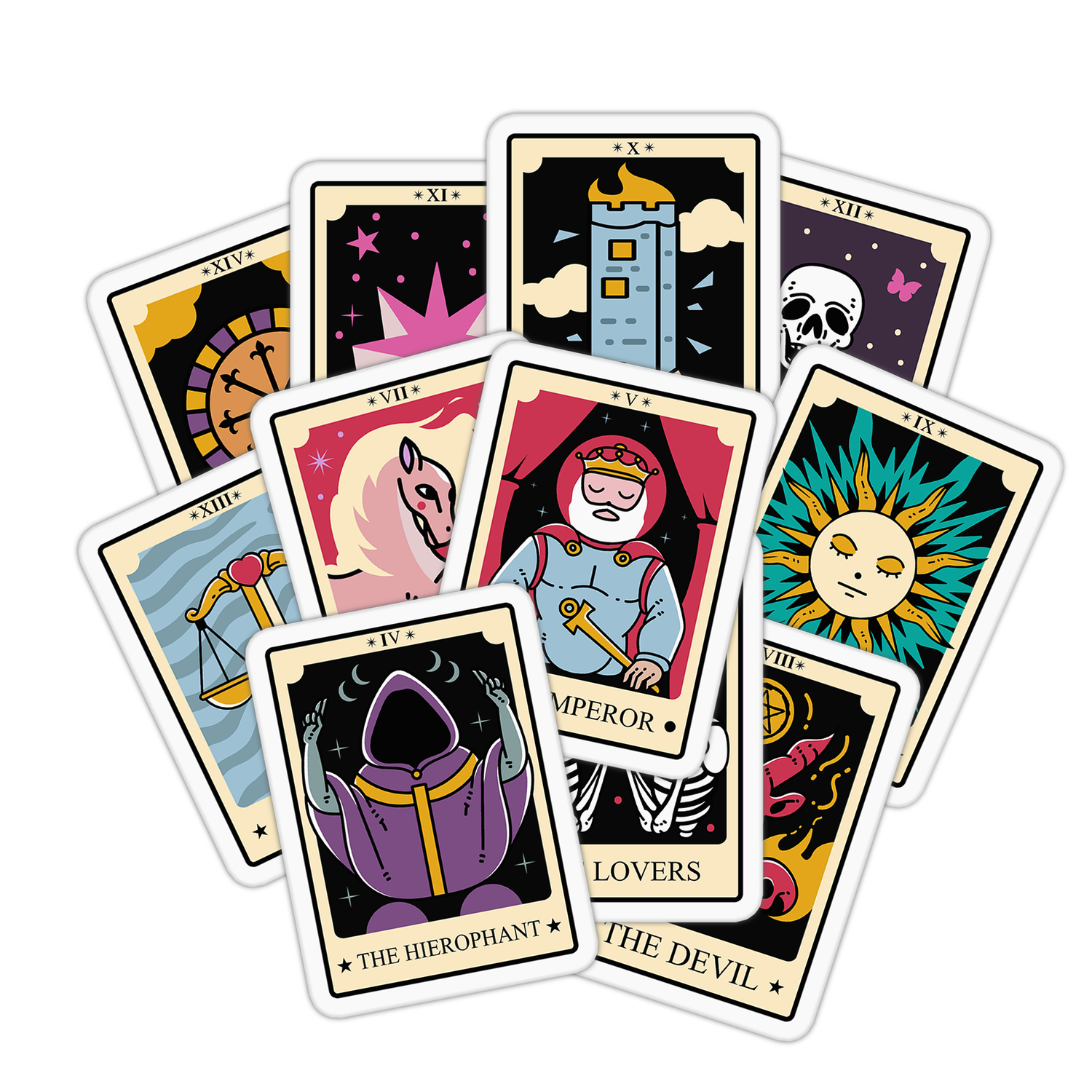 Tarot Card Stickers