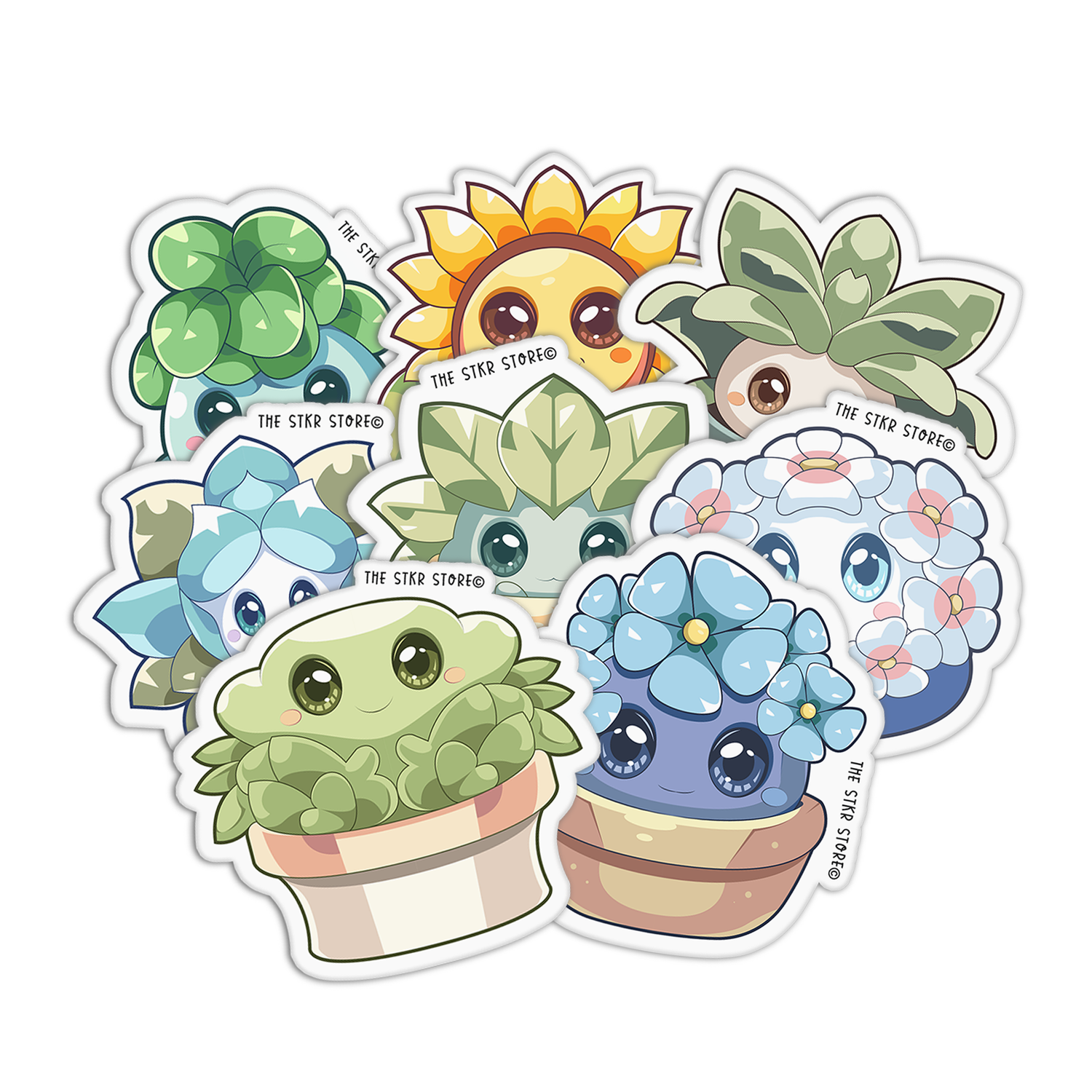 Cute Plants Stickers