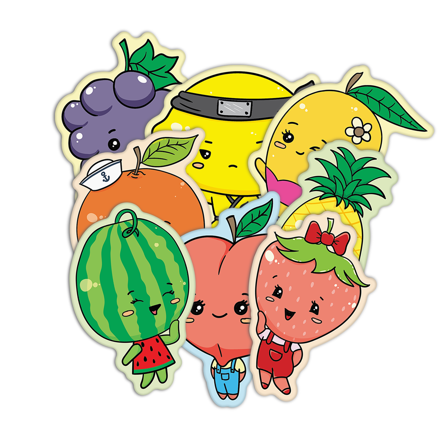 Cute Fruits Stickers