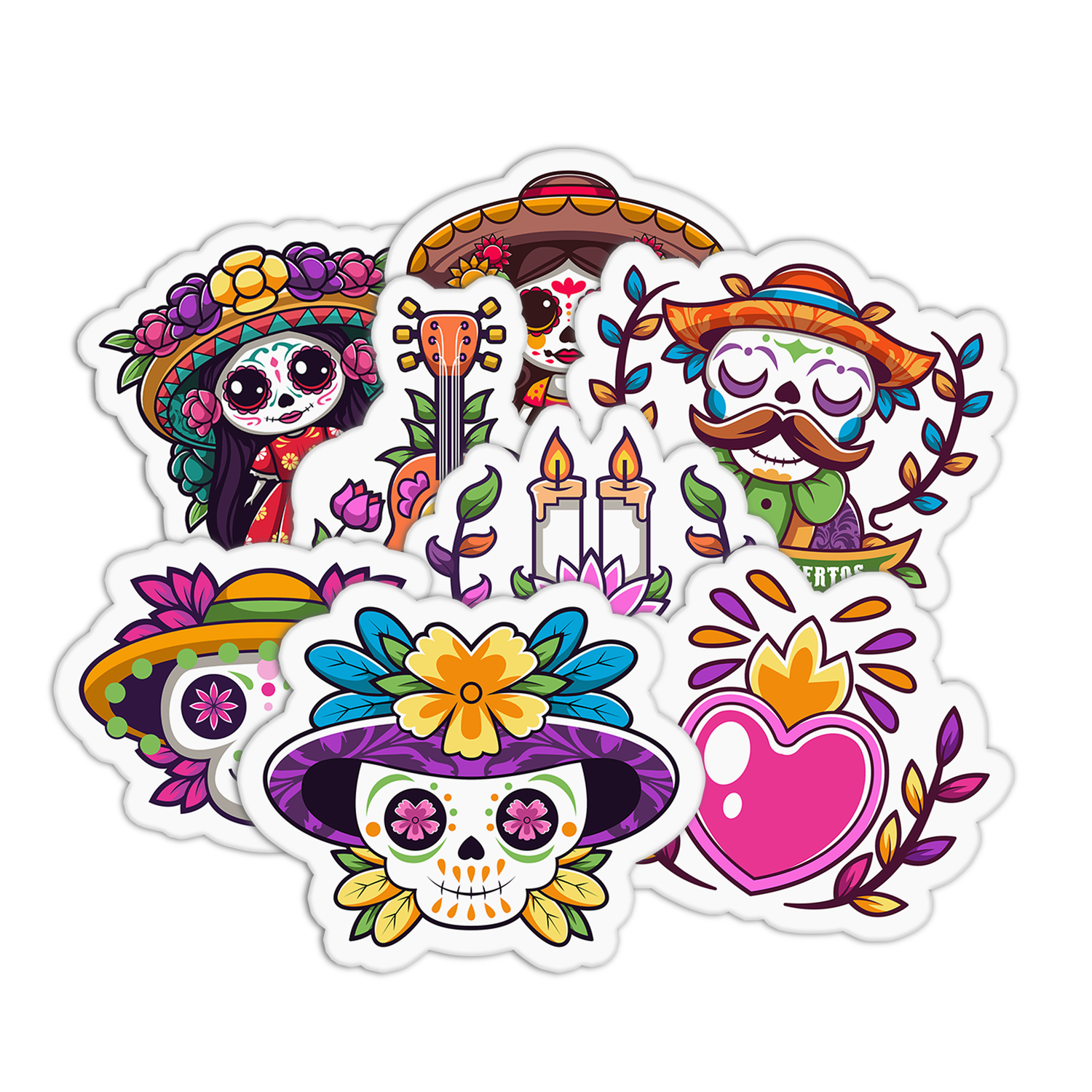 Day of the Dead Stickers
