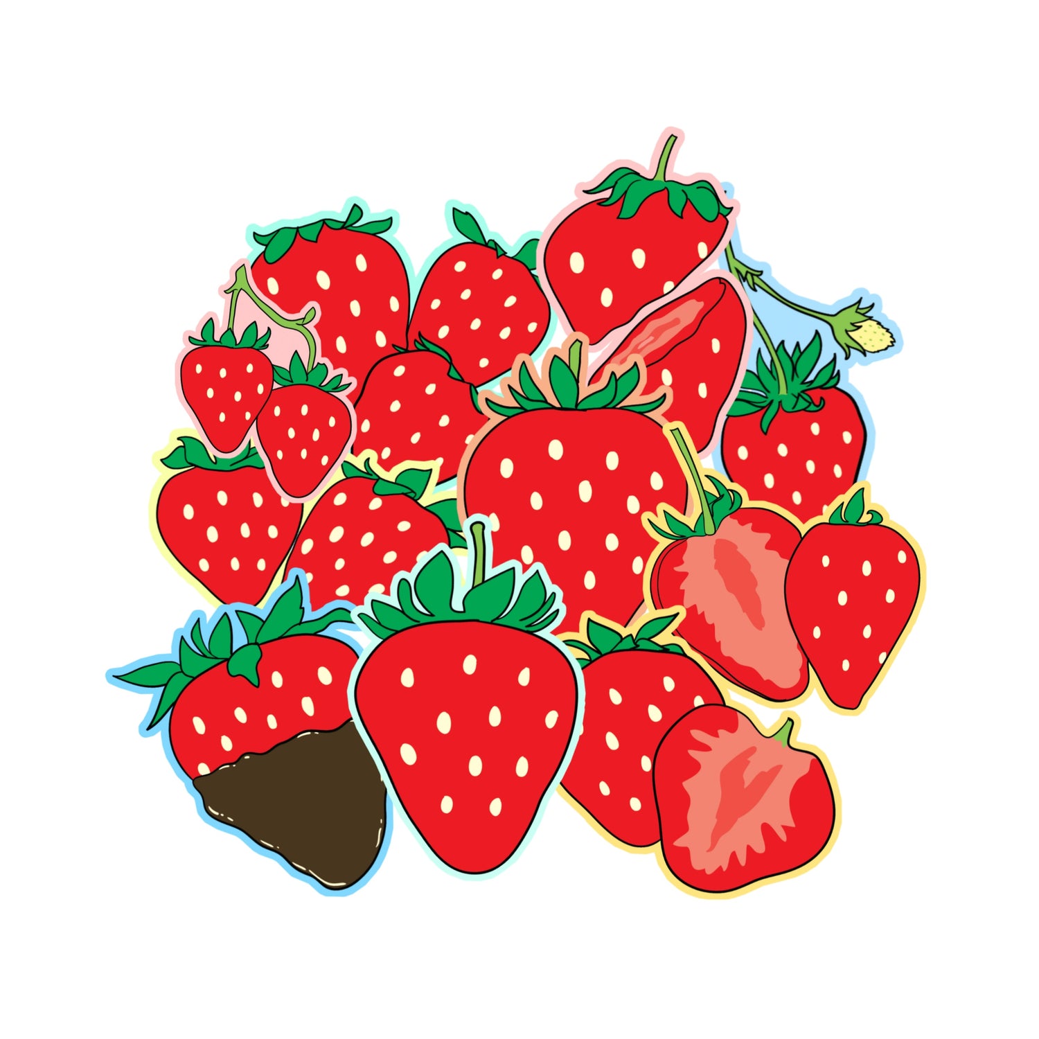 Strawberry Stickers