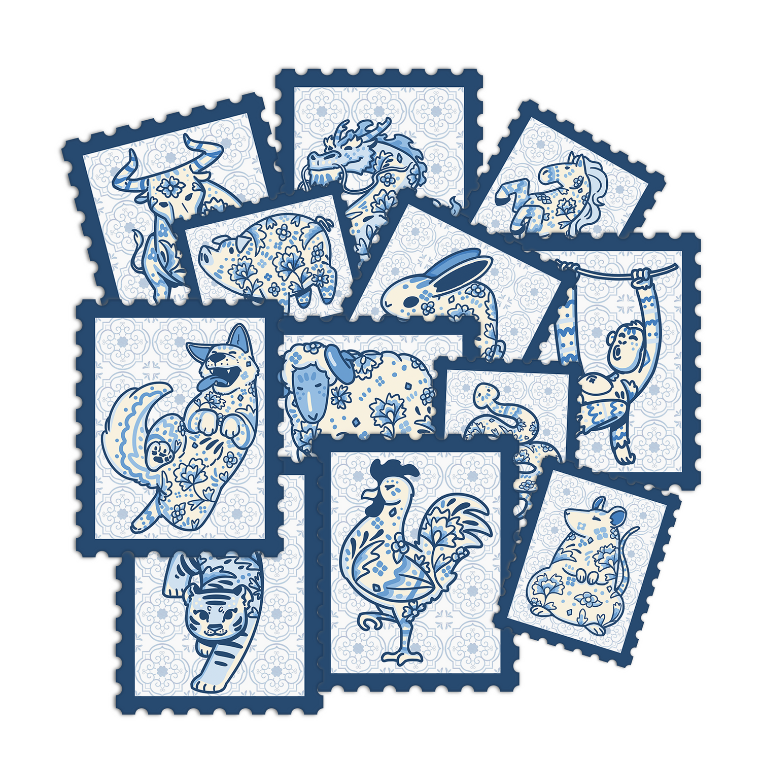 Zodiac Stamp Sticker