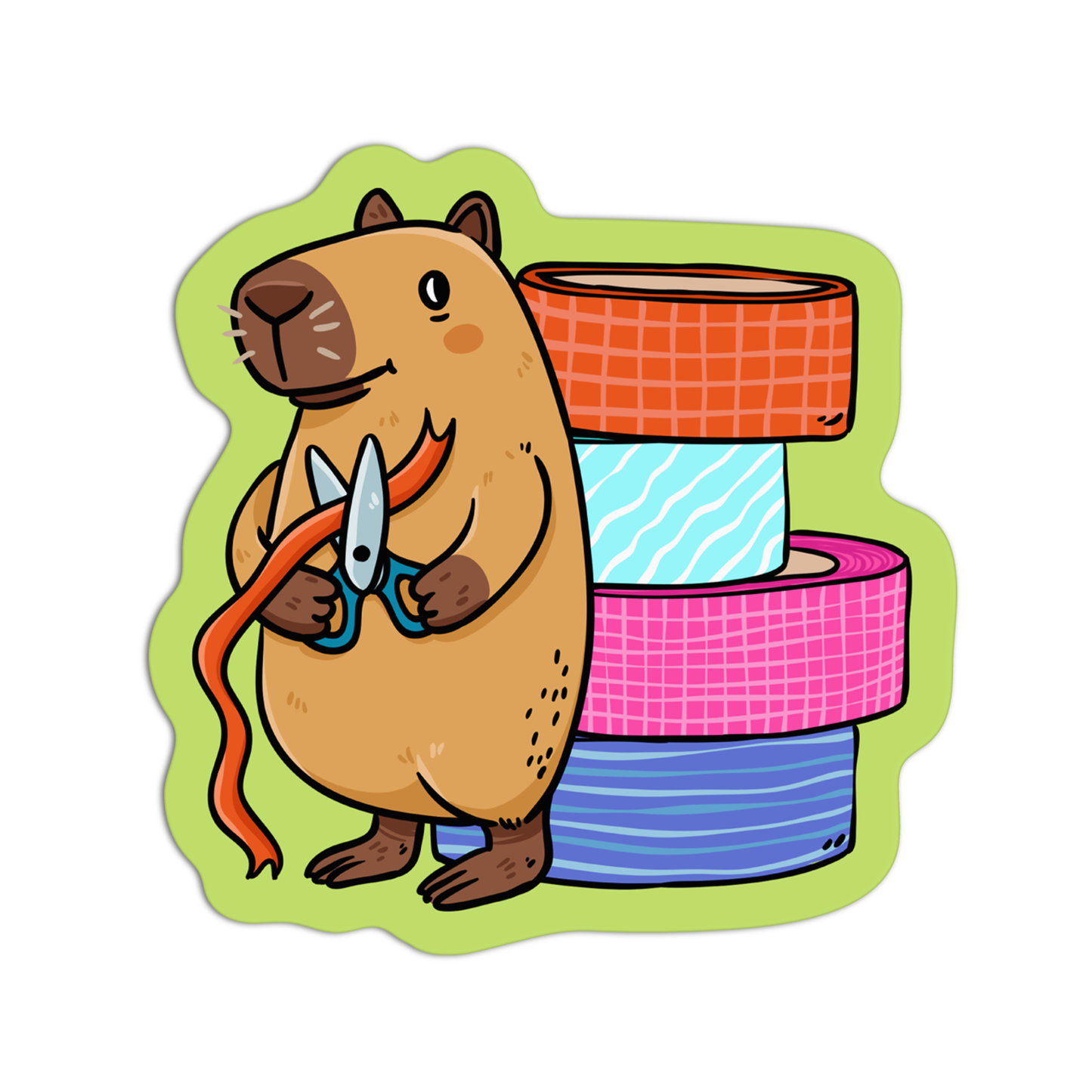 Beaver Arts & Crafts Sticker