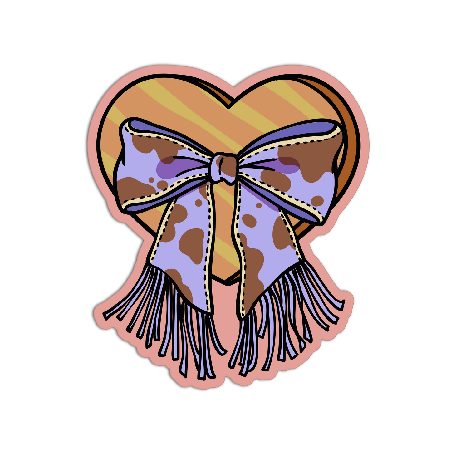 Bow Coquette Cowgirl Sticker