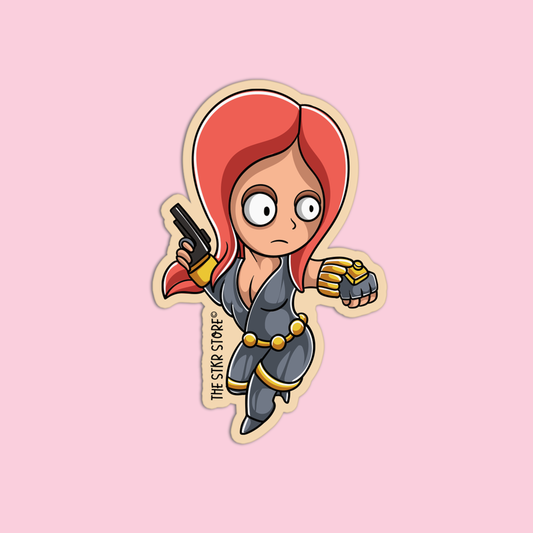 Black Widow Avengers Sticker
