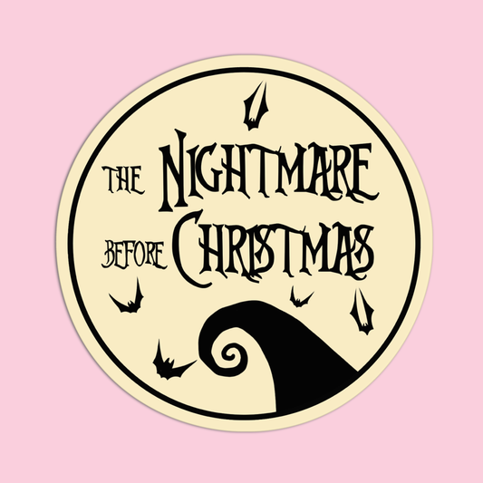 The Nightmare Before Christmas Sticker