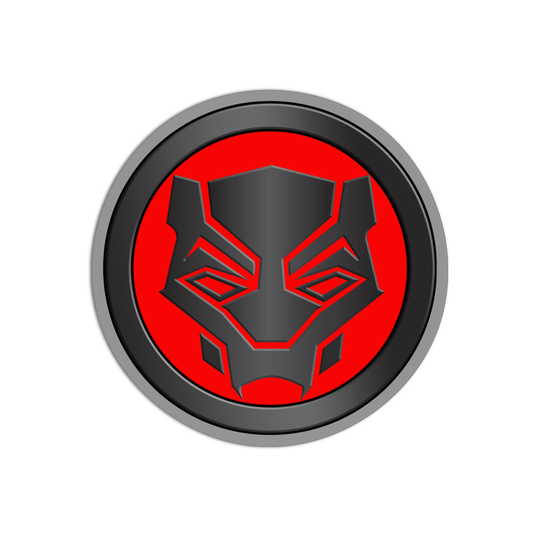 Black Panther Hero's Emblem Sticker