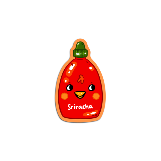Sriracha Hot Sauce Condiments Sticker