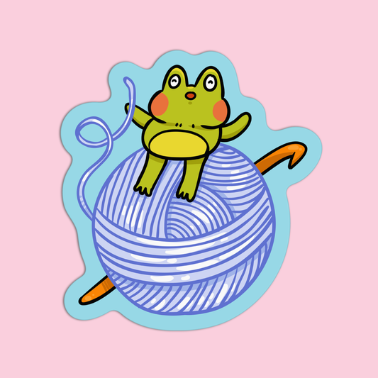 Frog & Thread 2 Arts & Crafts Sticker