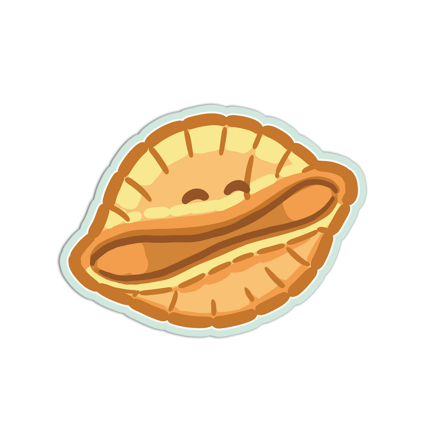 Serene Shell Pasta Stickers