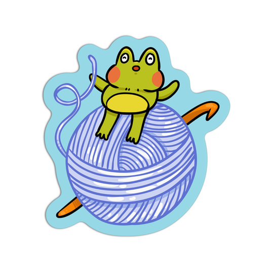 Frog & Thread 2 Arts & Crafts Sticker