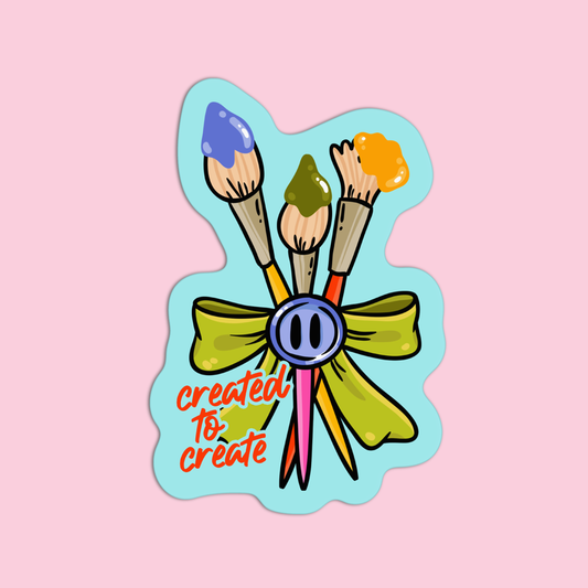Created to Create Arts & Crafts Sticker