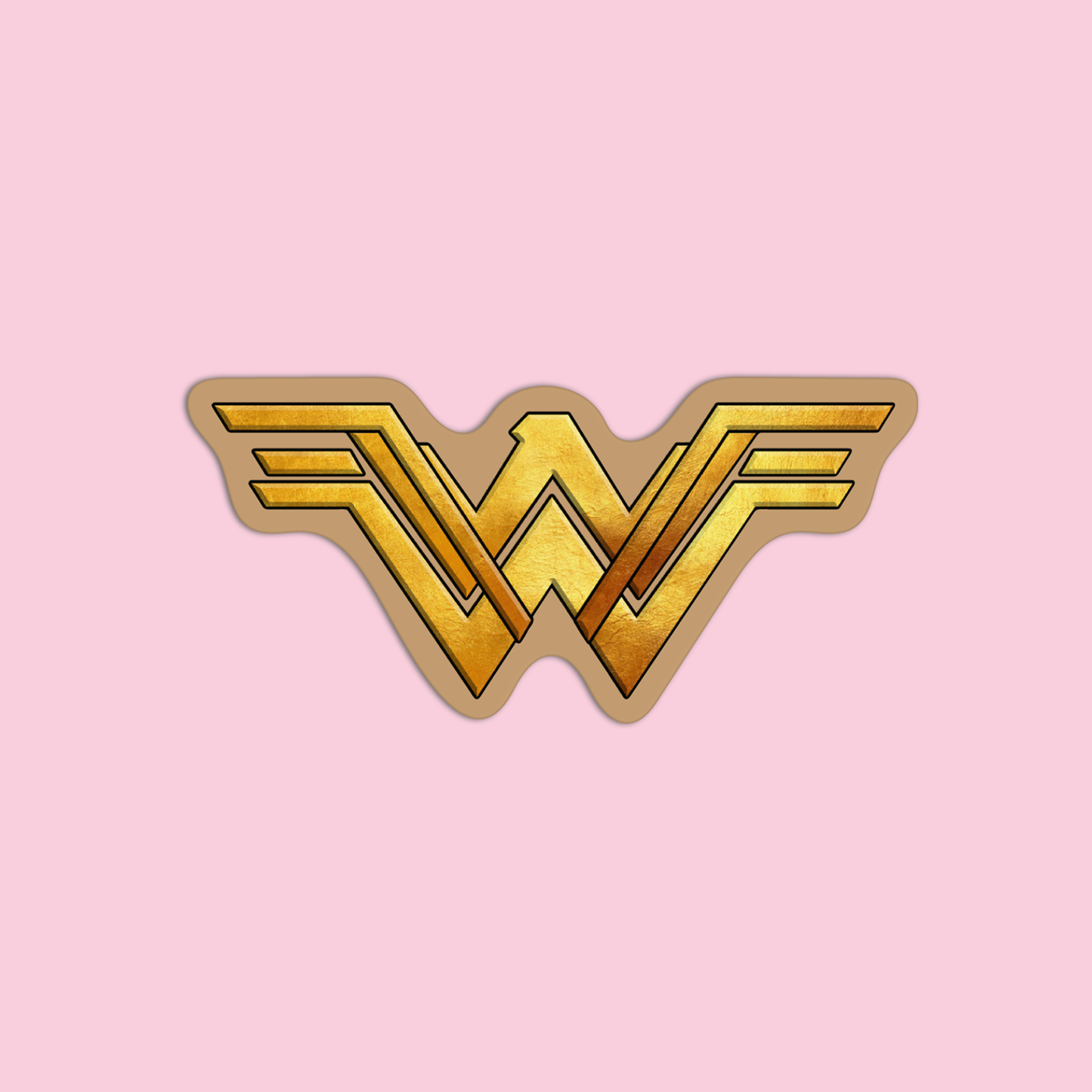 Wonder Woman Hero's Emblem Sticker