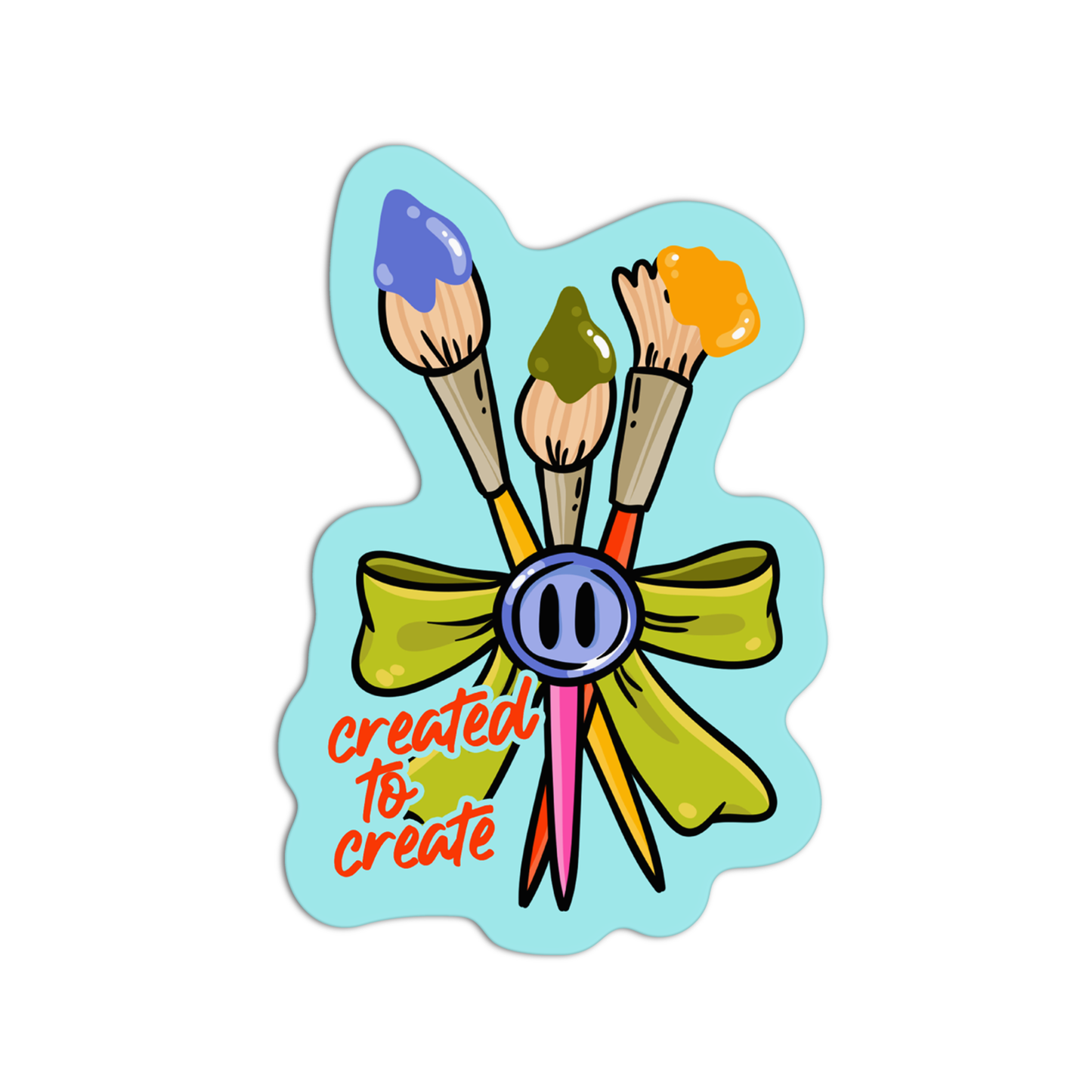 Created to Create Arts & Crafts Sticker