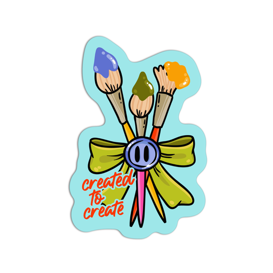 Created to Create Arts & Crafts Sticker
