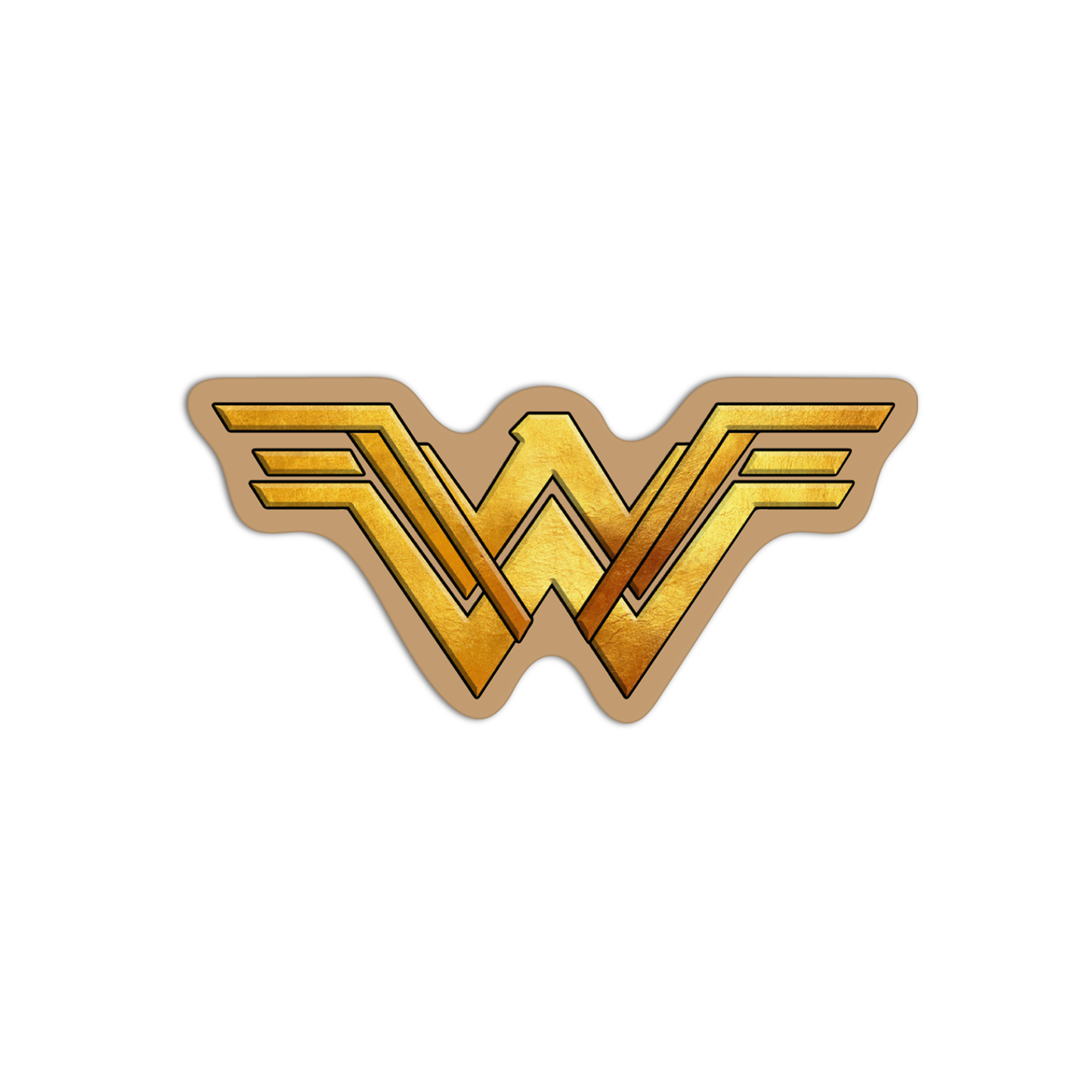 Wonder Woman Hero's Emblem Sticker