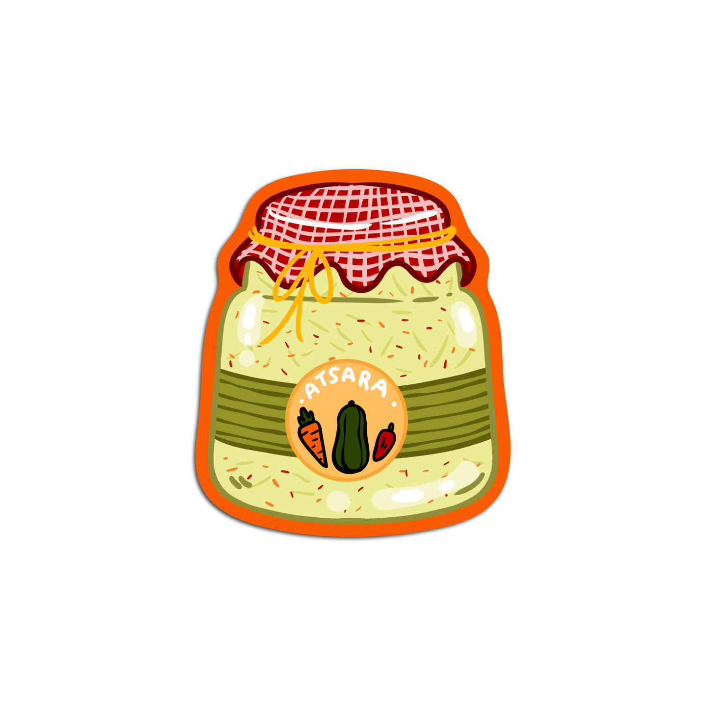 Atsara Condiments Sticker