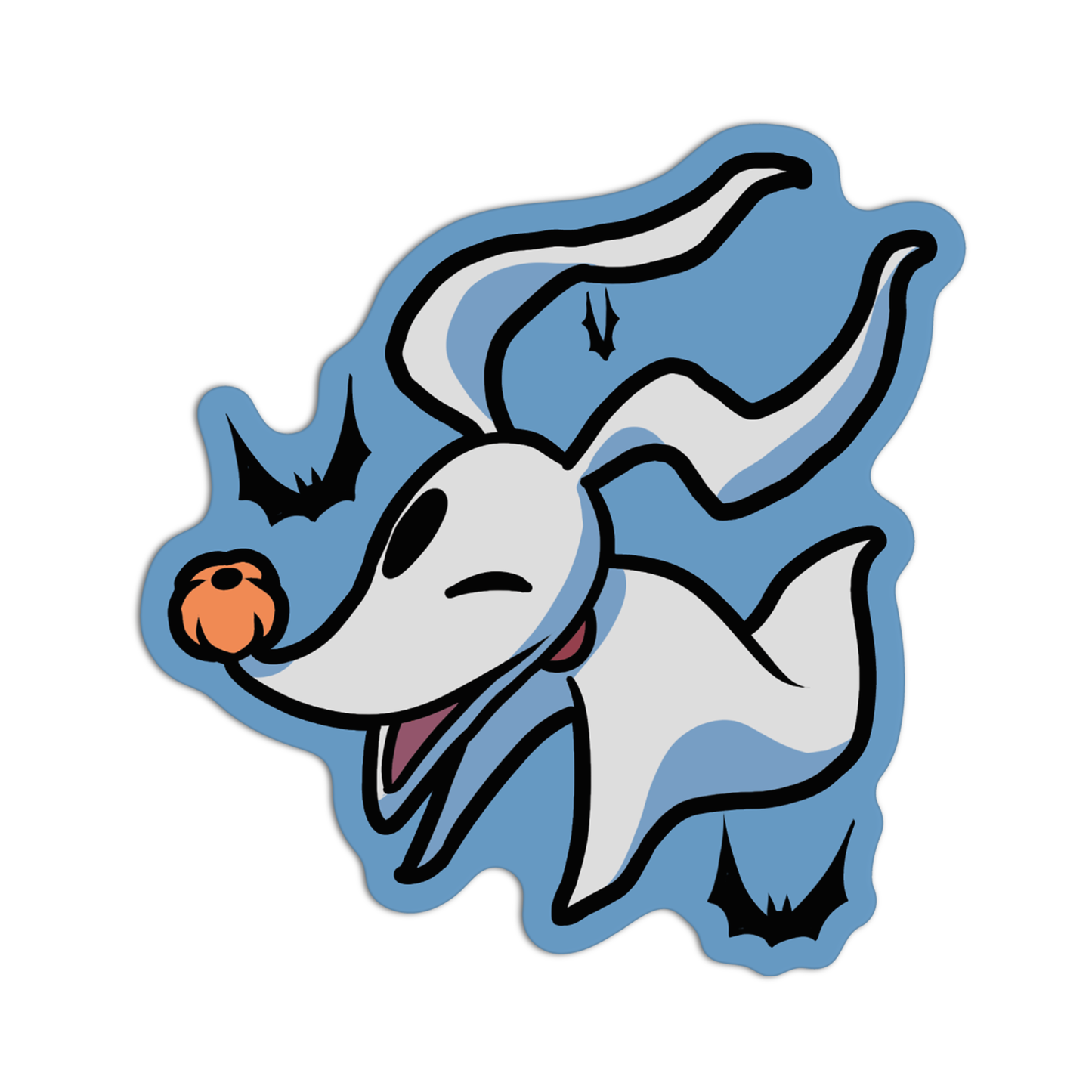 Ghost Dog 2  Nightmare Before Christmas Sticker