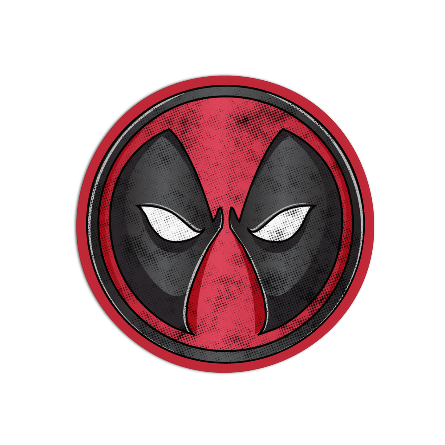 Deadpool Hero's Emblem Sticker