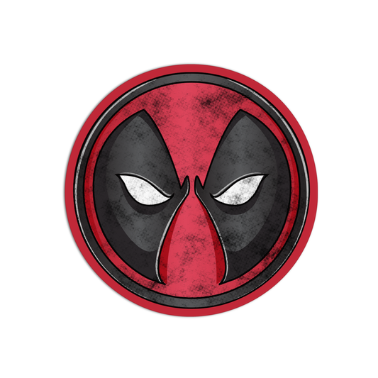 Deadpool Hero's Emblem Sticker