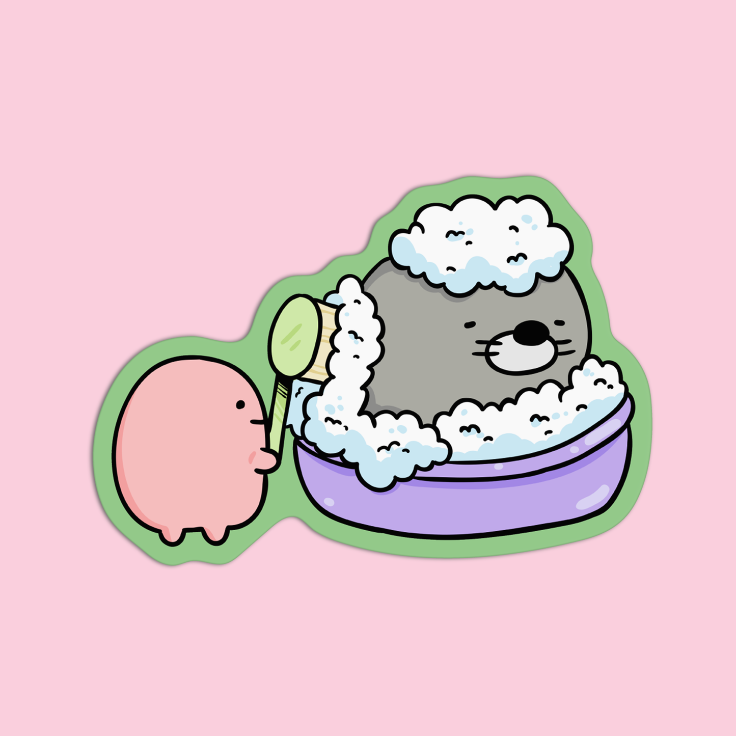 Tapoica and Mogura Sumikko Gurashi Sticker