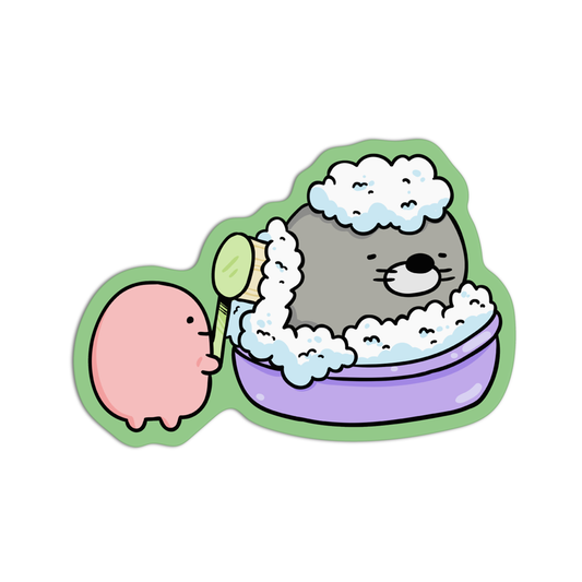 Tapoica and Mogura Sumikko Gurashi Sticker