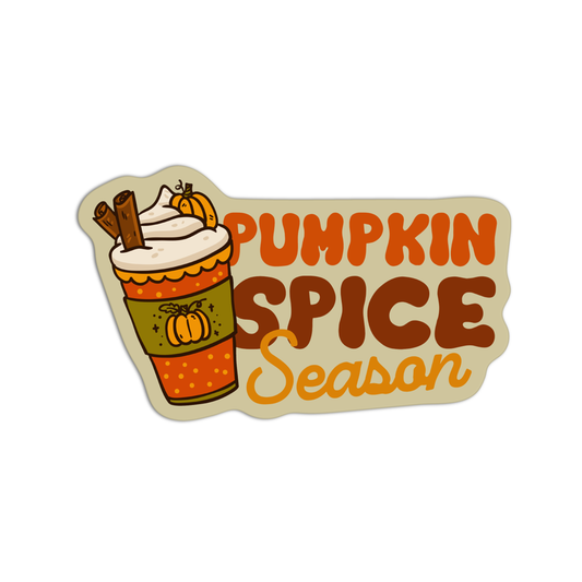 Pumpkin Spice Season Thanksgiving Sticker