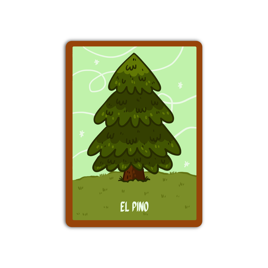 El Pino Loteria Mexican Sticker