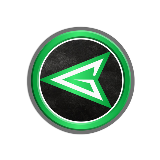 Green Arrow Hero's Emblem Sticker