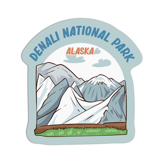 Alaska Denali National Park Sticker