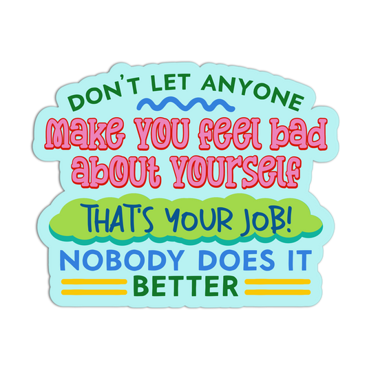 Self-Deprecation Disappointment Affirmation Stickers