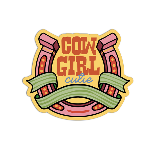 Cutie Coquette Cowgirl Sticker