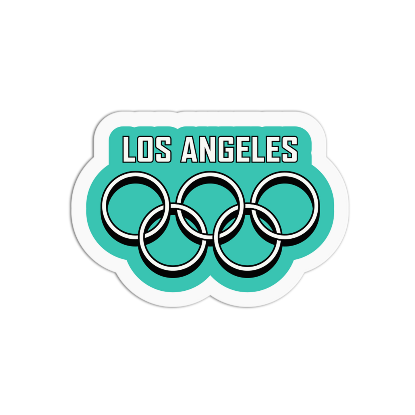 Teal Titan 2028 Olympics Sticker