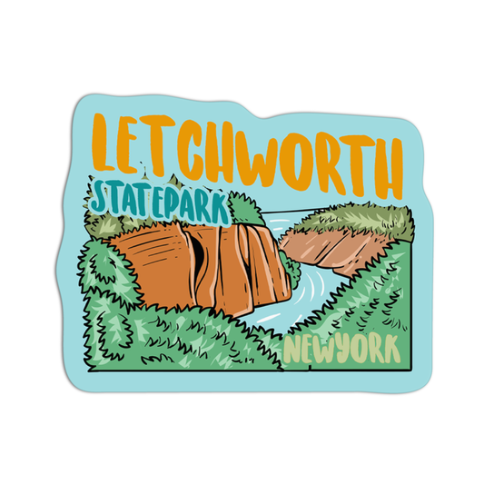 New York Letchworth State Park Sticker
