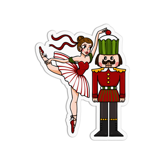 Nutcracker Christmas Sticker