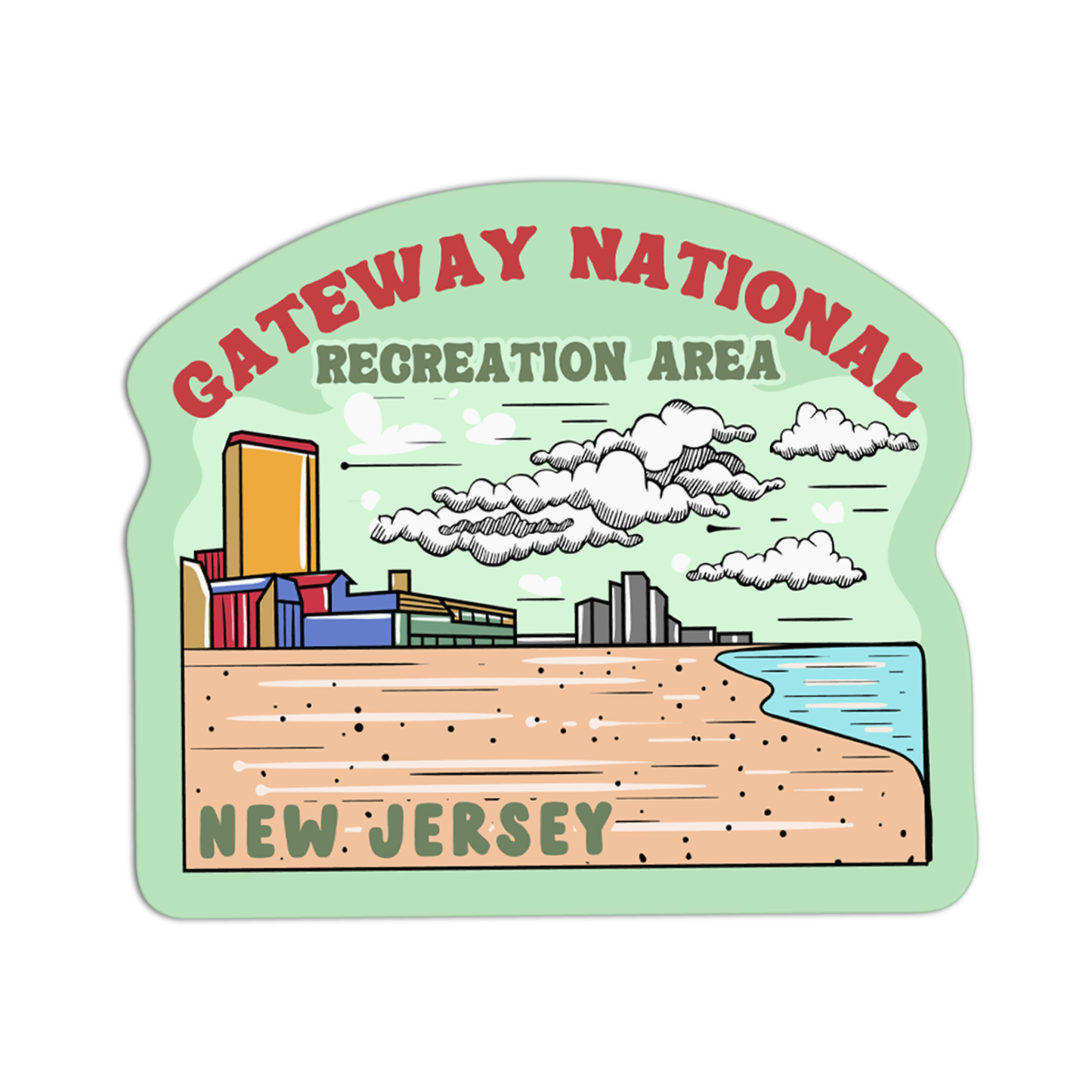 New Jersey Gateway National Recreation Area Sticker