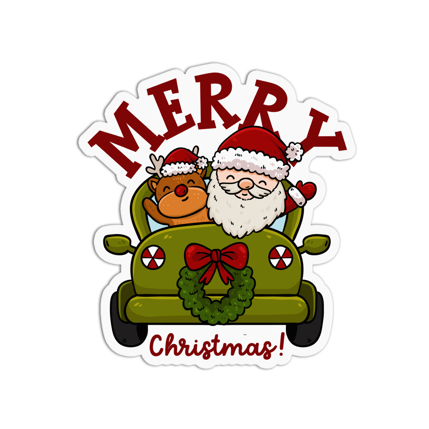 Merry Christmas Christmas Sticker