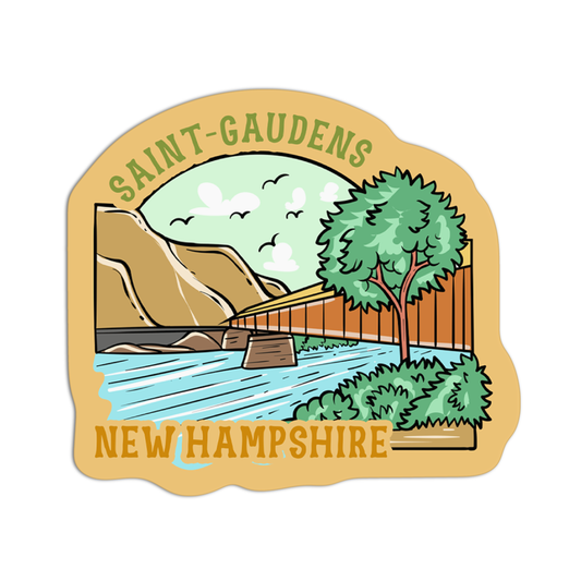 New Hampshire Saint-Gaudens Sticker